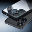 Чехол DuxDucis для Xiaomi Poco F6, Aimo case, прозрачный / черный
