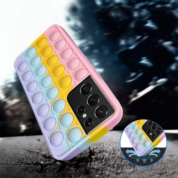 Чехол Push Bubble Pop It для Samsung Galaxy S21 Ultra