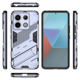 Чехол для Xiaomi Redmi Note 13 Pro 5G, Military kickstand, темно-синий