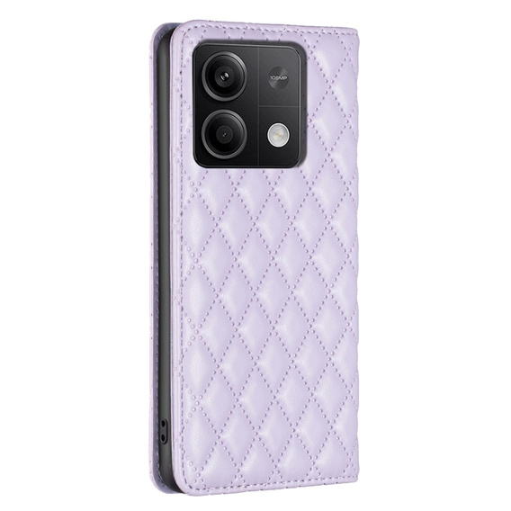 Откидной чехол для Xiaomi Redmi Note 13 5G, Wallet, BINFEN COLOR, фиолетовый