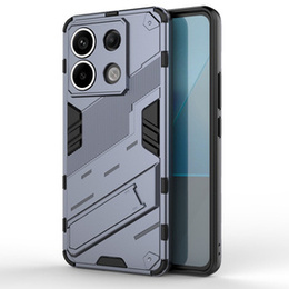 Чехол для Xiaomi Redmi Note 13 Pro 5G, Military kickstand, темно-синий