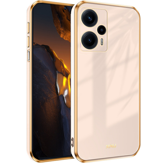 Чохол для Xiaomi Poco F5, Glamour CamShield, рожевий