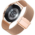 Металический браслет с чехлом для часов Samsung Galaxy Watch 4 40mm, Rose Gold