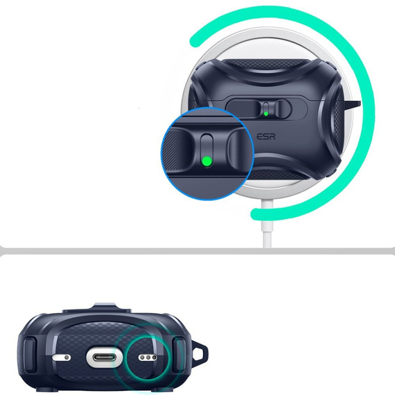 Чехол для наушников с MagSafe ESR Cyber FlickLock для Apple AirPods Pro 3
