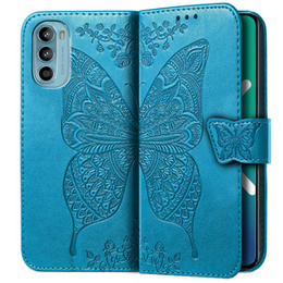 Чохол-книжка для Motorola Moto G52 / G82 5G, Butterfly, м'яти