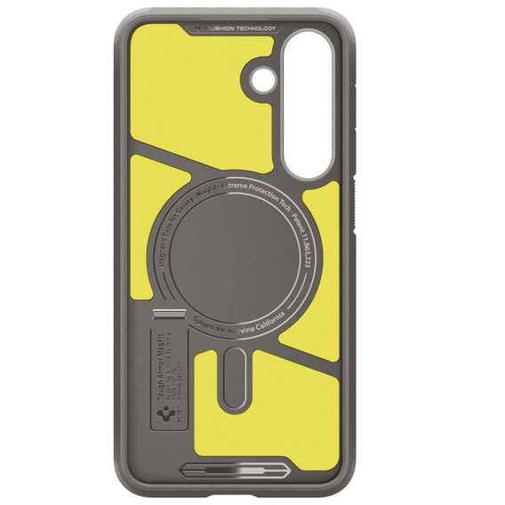 Spigen Tough Armor Mag – бронированный чехол с кольцом MagSafe для Samsung Galaxy S25 FE