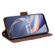 Футляр з клапаном для Oppo Reno 4 Z 5G, Card Slot, коричневий
