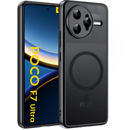 Чохол для Xiaomi Poco F7 Ultra, для MagSafe, ERBORD Matt Case, чорний