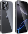 Чохол для iPhone 16 Pro, ERBORD Slim, прозорий + скло 9H