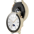 Чохол 2в1 + загартоване скло для Huawei Watch GT 4 41mm, бежевий