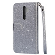 Чохол-книжка для Xiaomi Redmi Note 8 Pro, Wallet Zippered, сріблястий