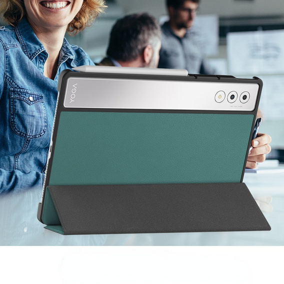 Чехол для Lenovo Yoga Tab Plus, Smartcase, зелёный