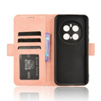 Футляр з клапаном для Honor Magic 7 Pro, Card Slot, рожевий
