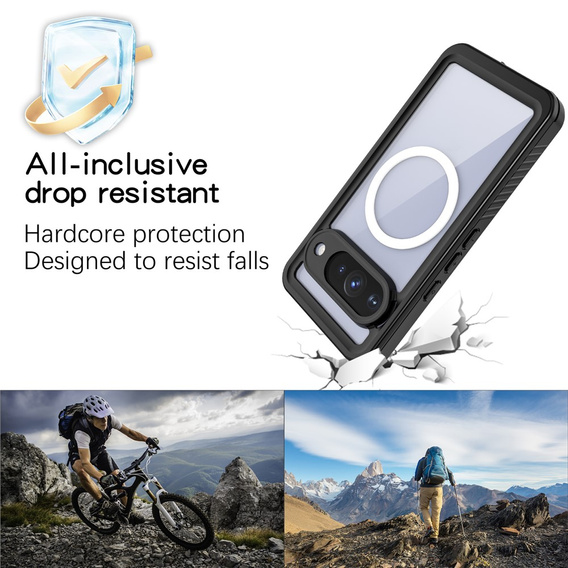 Водонепроникний чохол Redpepper IP68 із захистом 360° та MagSafe для Google Pixel 10