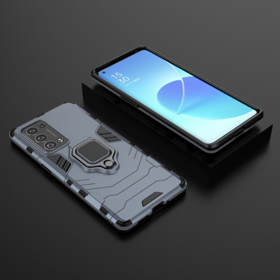 Чoхол до Oppo Reno6 Pro 5G / Pro+ 5G, Kickstand Ring, м'яти