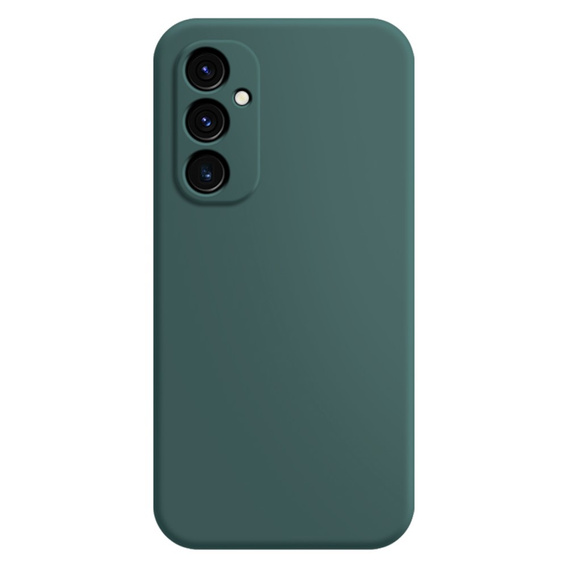 Чoхол до Samsung Galaxy M55 5G, Silicone Lite, темно-зелений