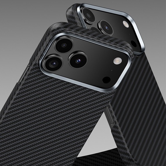 Чохол BENKS Kevlar Armor Air Carbon Fiber 600D A070 до MagSafe для iPhone 17 Pro Max
