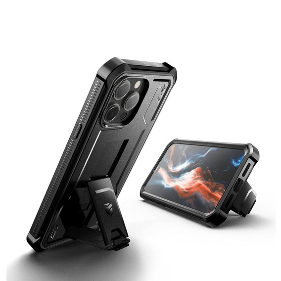 Бронированный чехол для iPhone 14 Pro Max, Dexnor Full Body, чёрный