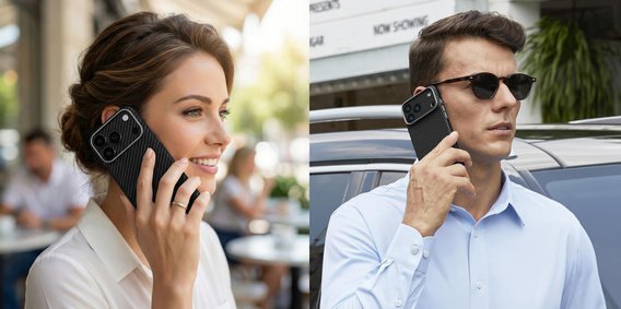 Чехол для MagSafe ERBORD Full Kevlar для iPhone 17 Pro Max