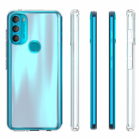 Тонкий чохол до Motorola Moto G71 5G, Slim, прозорий