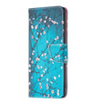 Откидной чехол для Infinix Hot 40i, Wallet, Sakura синий