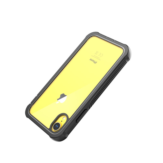 Чехол для iPhone XR, Shockproof, с пленкой, чёрный