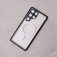 Магнітний чохол Dual Glass MagSafe для Samsung Galaxy S23 Ultra, чорний