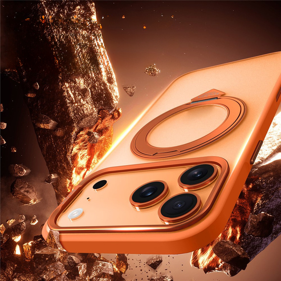 SULADA Magnetic Matte - чехол MagSafe с подставкой для iPhone 17 Pro Max