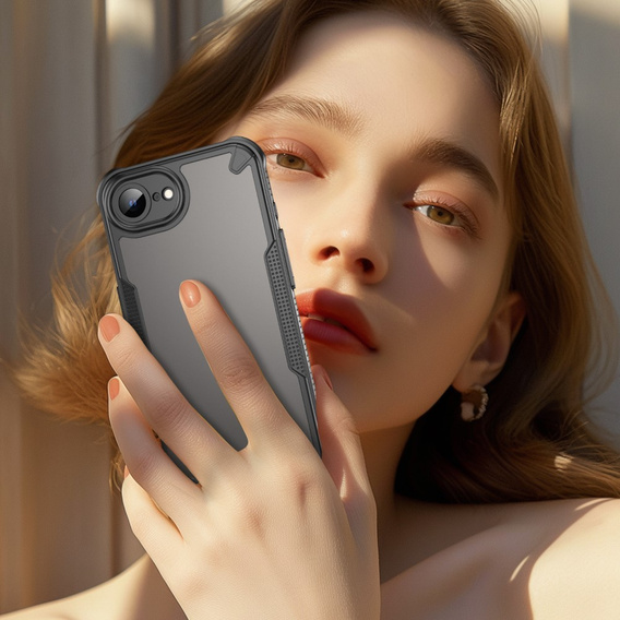 Чехол до Iphone 16E, Armor Frosted Case, чёрный