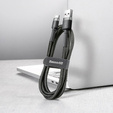 BASEUS Cafule Кабель Type-C 3A 0.5M - Black/Grey