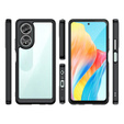Чехол до Oppo A58 4G, Fusion Hybrid, прозрачный / черный