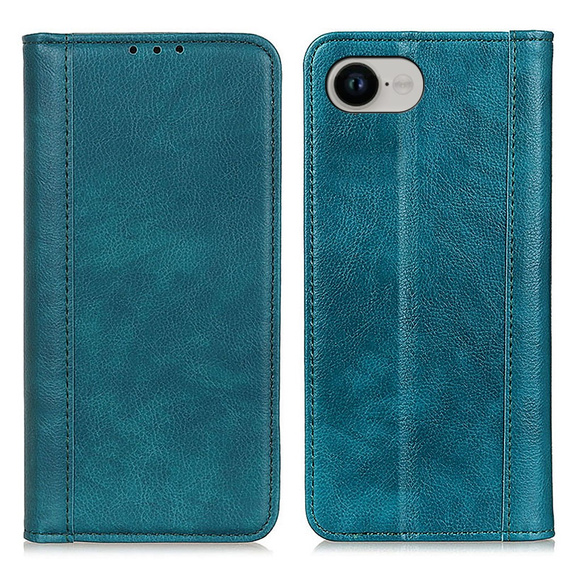 Чoхол до Iphone 16E, Wallet Litchi Leather, м'яти