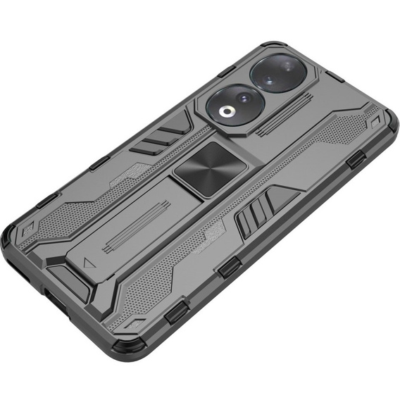 Чехол до Honor 90, Military kickstand, чёрный