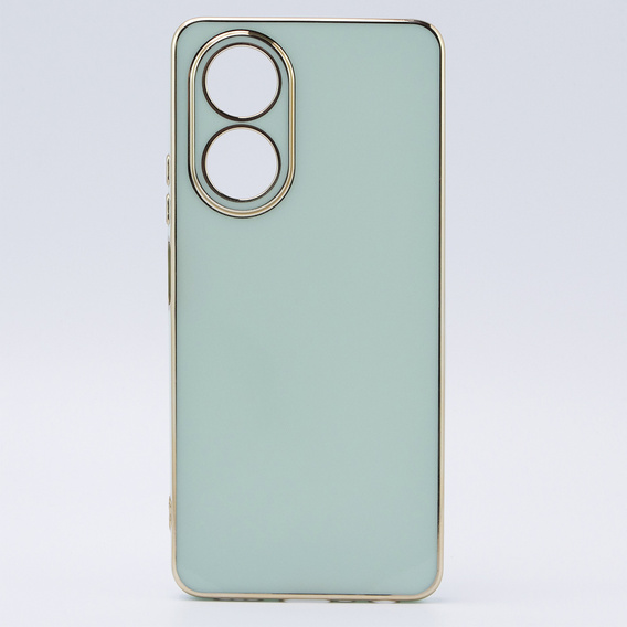 Чехол для Oppo A58 4G, Glamour CamShield, мятный
