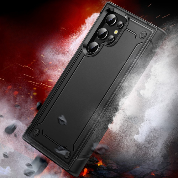 Юронированый чехол Dual-Layer Samsung Galaxy S22 Ultra, Black