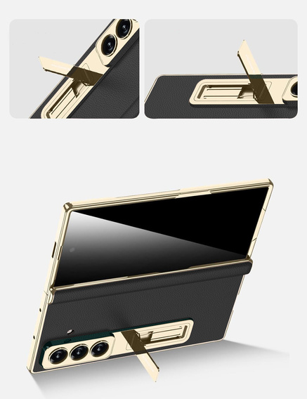 Чехол GKK со стеклом и подставкой для Samsung Galaxy Z Fold7 5G
