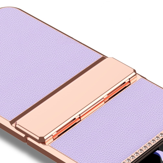 Чехол для Samsung Galaxy Z Flip 4 5G, ElectroLeather, фиолетовый