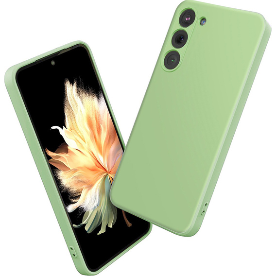 Чехол до Samsung Galaxy S23 5G, Silicone Lite, зелёный