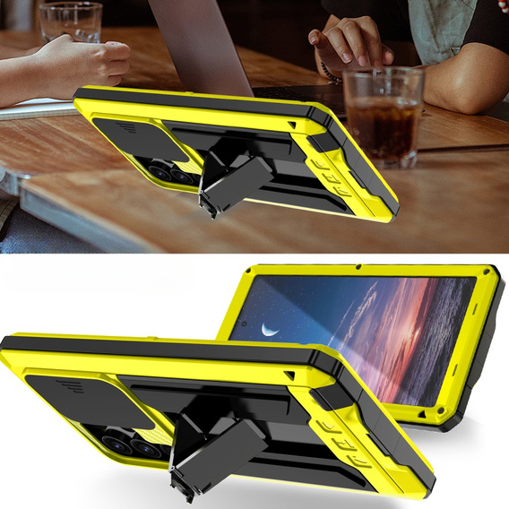 Бронированный чехол для Samsung Galaxy S25 Ultra, R-JUST, жёлтый