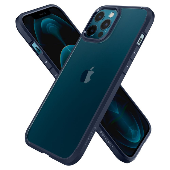 Чехол Spigen до iPhone 12/12 Pro, Ultra Hybrid, Navy Blue, тёмно-синий
