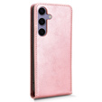 Футляр з клапаном для Samsung Galaxy S25, Flip, рожевий