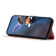 Откидной чехол для Xiaomi Redmi Note 13 Pro 4G / Xiaomi Redmi Note 14S / Xiaomi Poco M6 Pro 4G, Wallet, Marble розовый