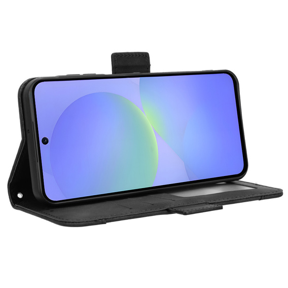 Футляр з клапаном для Samsung Galaxy A36, Card Slot, чорний
