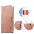 Откидной чехол для Oppo A17, LC.IMEEKE, розовый rose gold