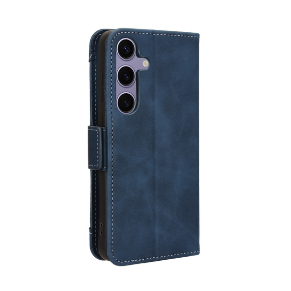 Откидной чехол для Samsung Galaxy S25 FE, Card Slot, темно-синий