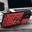 Чохол NOX Camera Slide Samsung Galaxy S24 FE, CamShield Slide, червоний
