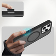 Чохол ERBORD з MagSafe для iPhone 16 Pro, Matte Case, з активною кнопкою, матовий / чорний