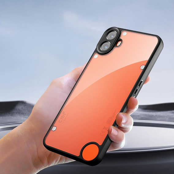 Чехол до Nothing CMF Phone 1, Fusion Hybrid, прозрачный
