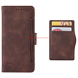 Футляр з клапаном для Xiaomi Redmi 14C / Xiaomi Poco C75, Card Slot, коричневий