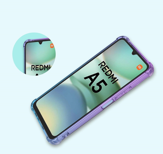 Чехол для Xiaomi Redmi A5, Gradient Dropproof, Фиолетовый / синий